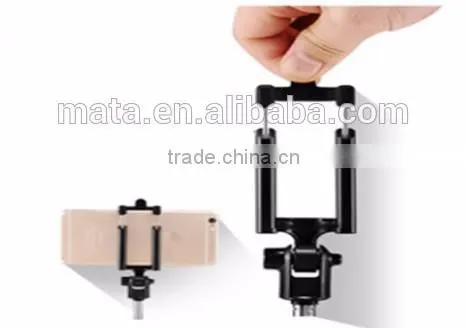 Wholesale Real Leather Monopod Selfie Stick With Foldable