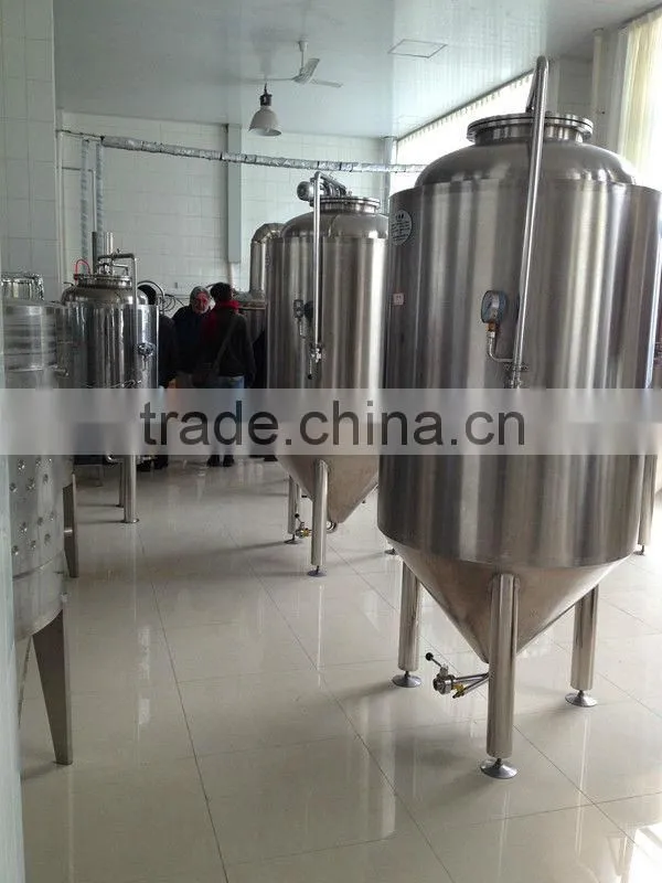 500l glycol jacket conical fermenter