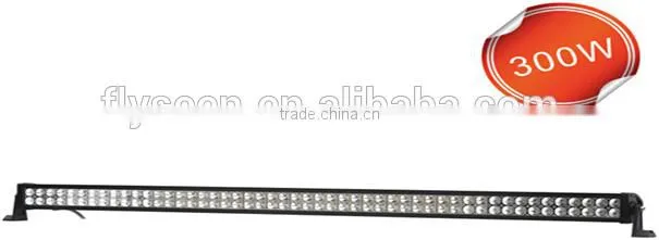 300W LED Light Bar off road heavy duty suv military agriculture led offroad 300w single row led off road light 300W offroad LED