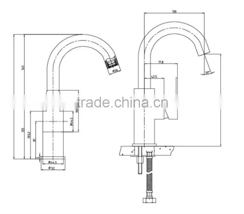 Single Handle Kitchen Tap/ Kitchen Mixer/ Sink Mixer