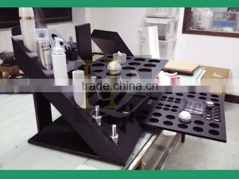 large capacity acrylic cosmetic display stand/combined makeup display holder