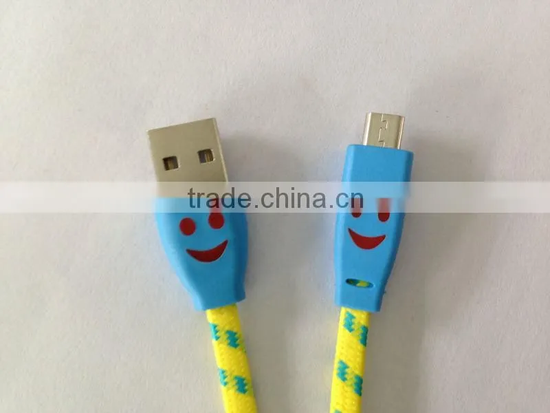 shenzhen hot sale micro dual usb data cable 1.2m micro data cable for samsung galaxy s4