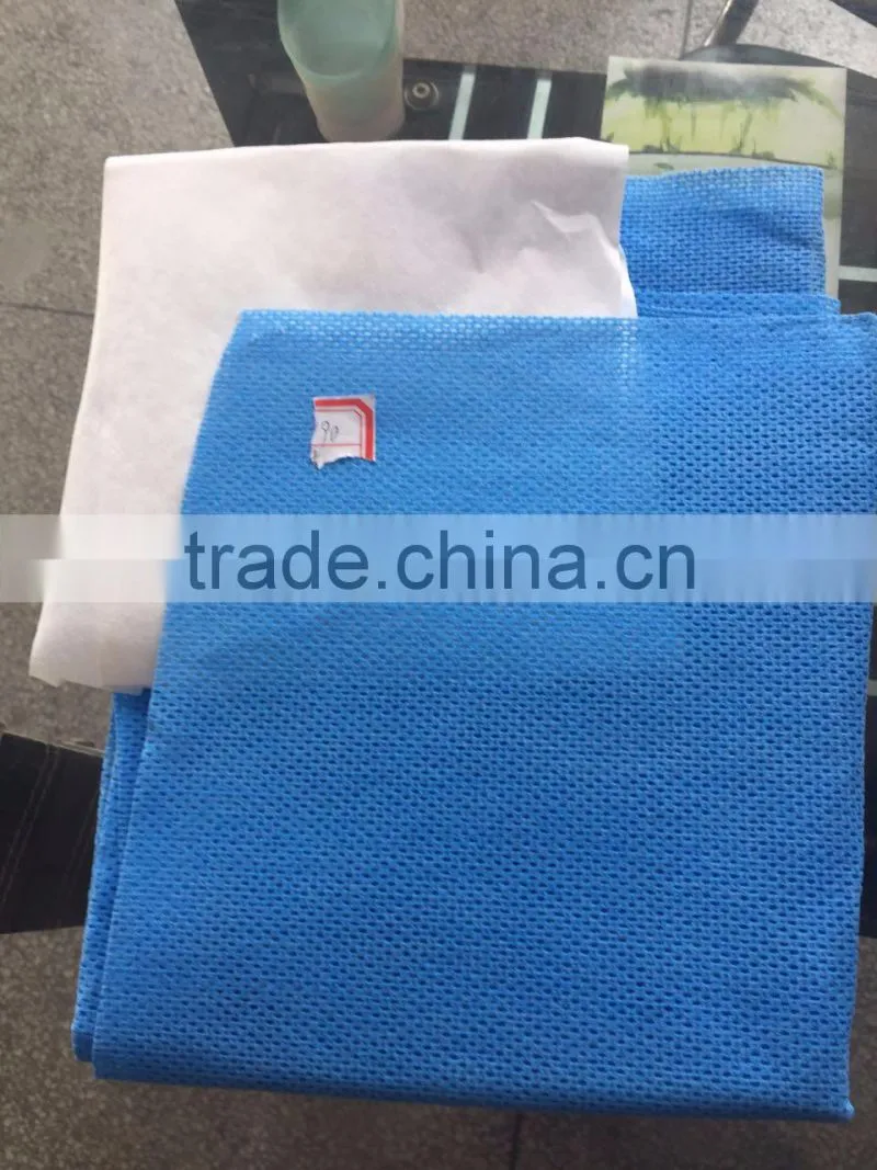 used for surgical Pads Spunlaced Nonwoven Fabric 40gsm 70%viscose/30% polyester