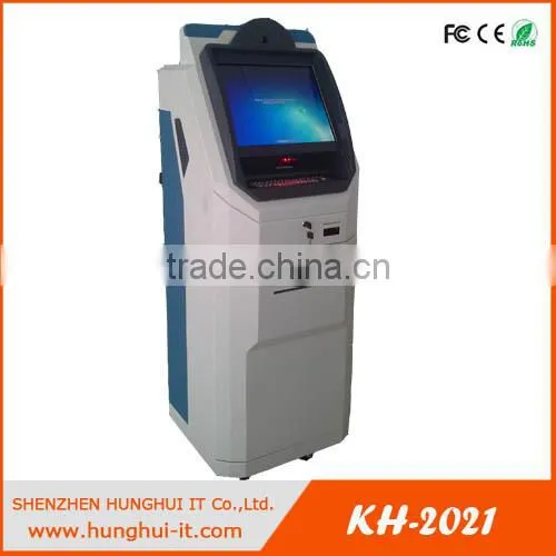 dual touch screen payment kiosk with new design/new touch screen monitor advertising kiosk with payment/all in one payment kiosk
