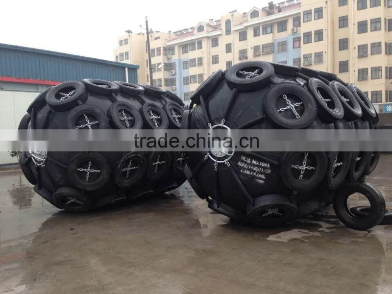 HG/T 2866-2003 Bussiness Standard Pneumatic Yokohama Rubber Fender For Ship To Wharf