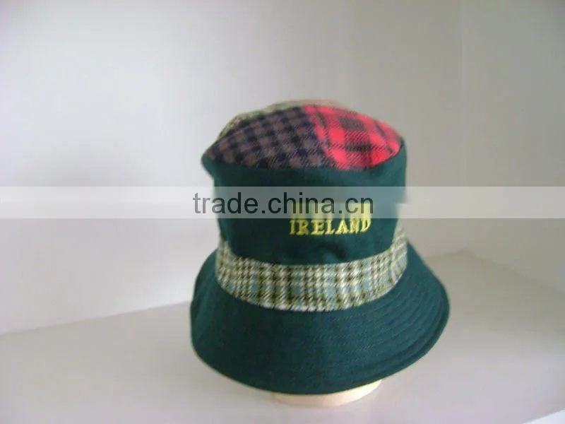 100% cotton khaki wholesale bucket hats