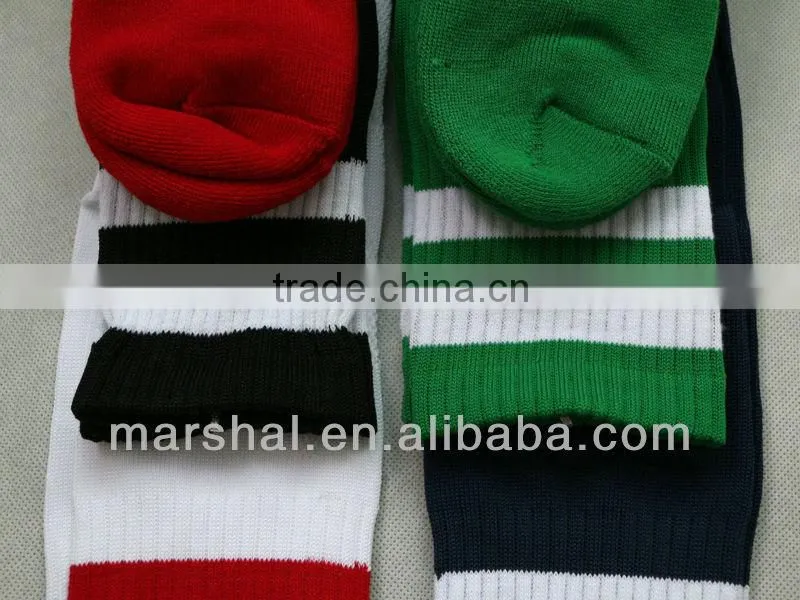 Top quality knee high cheap football socks