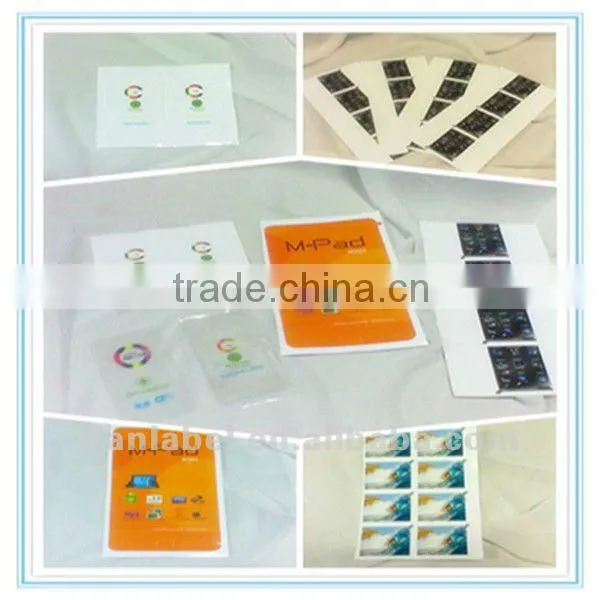 Color Blank Glossy Surface Art Paper Labels