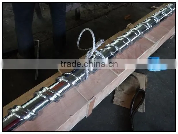 D120 LDPE,LLDPE agriculture film chromed blowing screw barrel