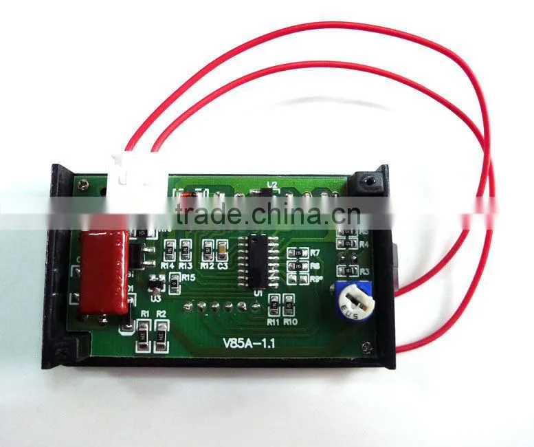 Digital Red LED Voltage Meter Voltmeter Panel Display AC 75V - 300V 0.56"