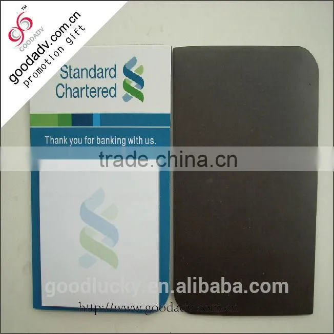 High quality home magnetic note pad for shopping list note