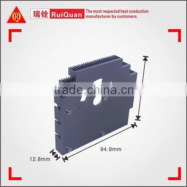 VGA cooler heatsink with high performance and black anodizing