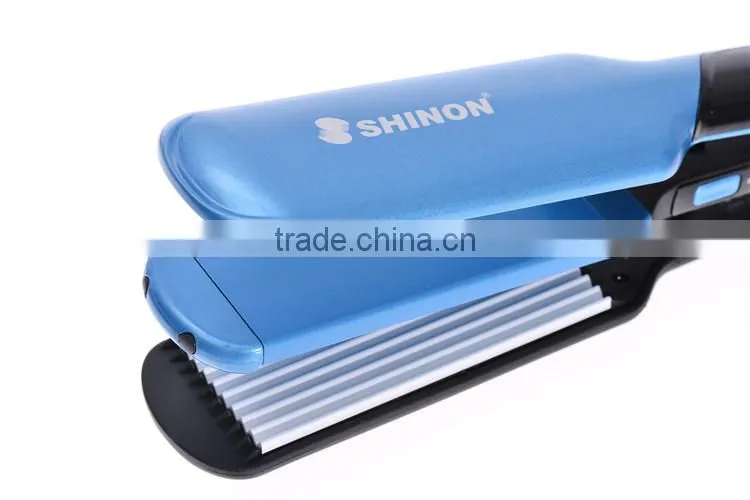 Hair crimper and straightener 2 in 1 hair salon tools
