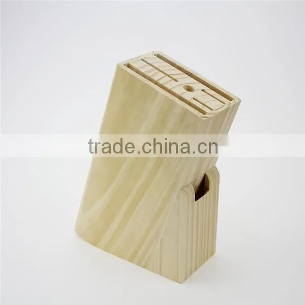 Low price wooden knife block knife sets