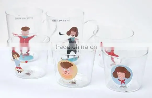 Handle Glass Cup Mug Clear Glass Coffee Mug