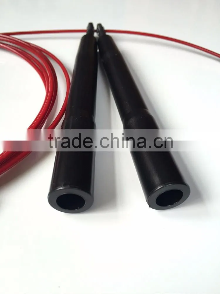 dynomaster Crossfit Cheap Adjustable Skipping Rope Cable Wire Speed Rope Handle Speed Jump Rope With Bearing