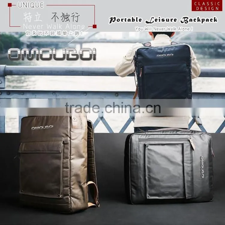 High Quality School Laptop Bag Tactical Vintage Backpack With Carry Handle