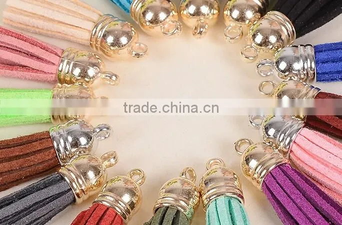 Artificial Leather Velvet Terylene Tassel Pendant for jewerly bags chains