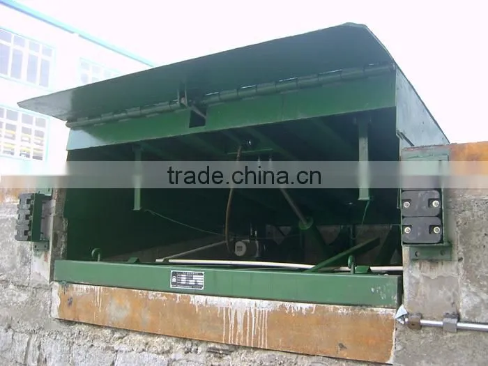Yard Hydraulic forklift usage loading ramp tools