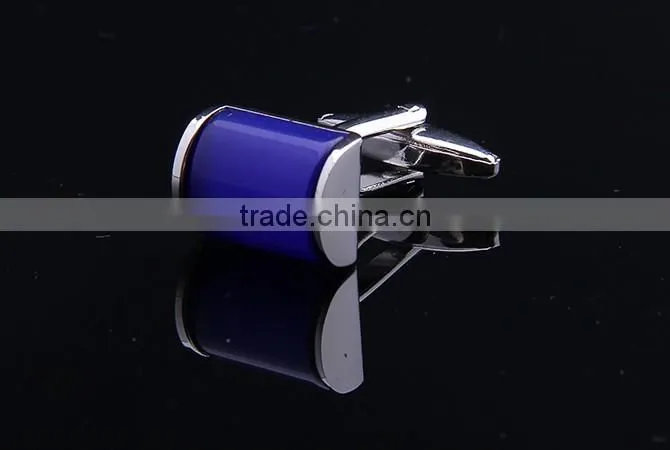Blue Agate Inlaid Cufflink,Factory Wholesale Agate Cufflink