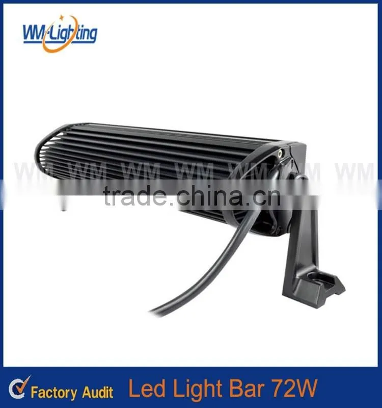 12 inch OFF ROAD LED BAR FLOOD LIGHT,WATERPROOF 72W C REE LED LIGHT BAR