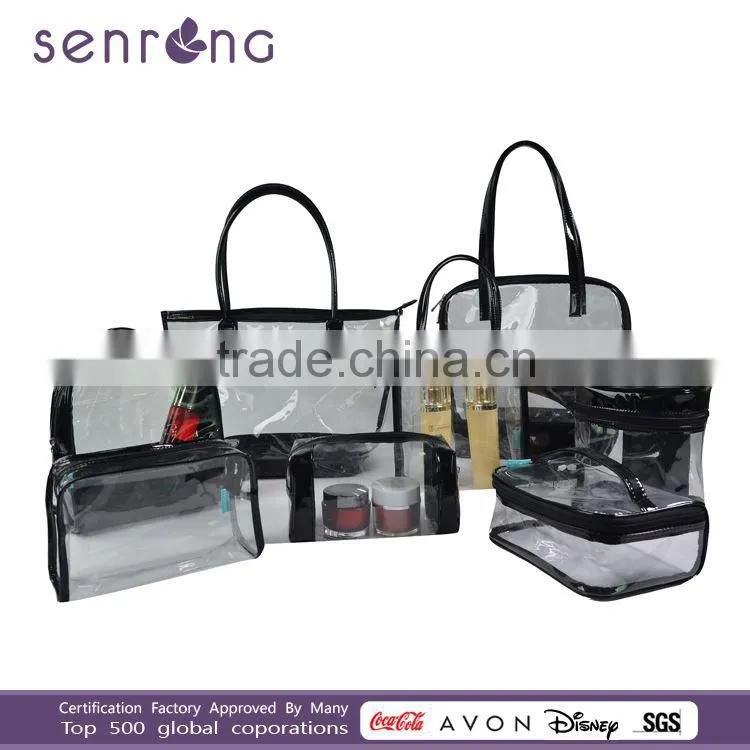 oblong cosmetic bag promotional fashion cheap bulk cosmetic bags