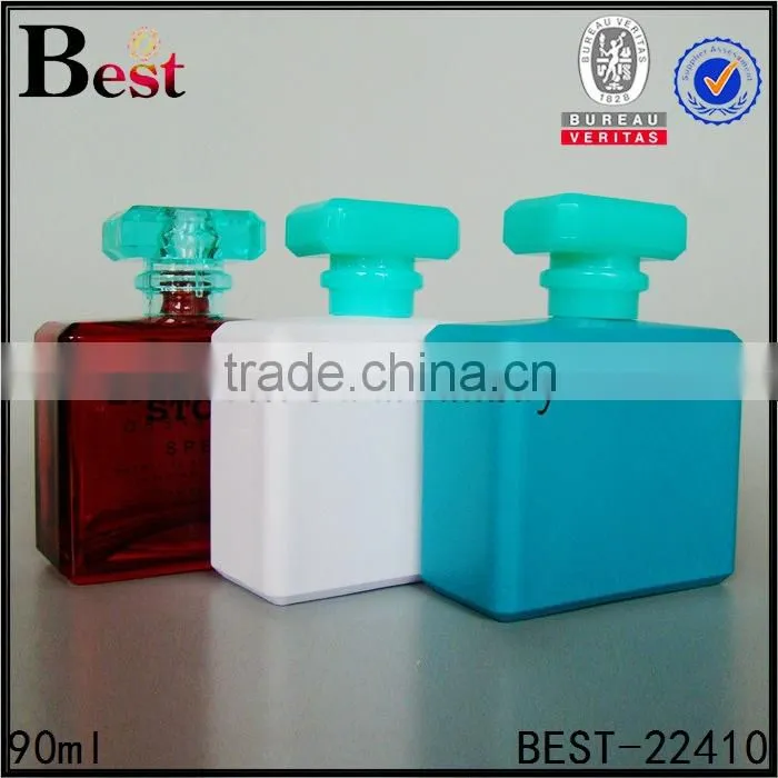 10ml empty dark blue perfume bottle roller in package