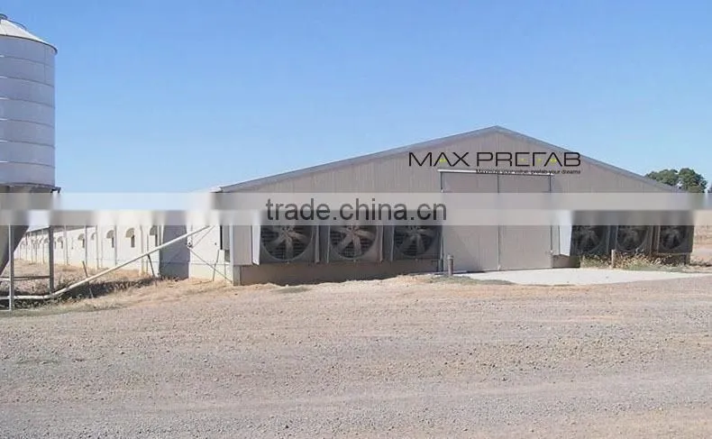 Environmental controlled automatic prefabricated poultry house