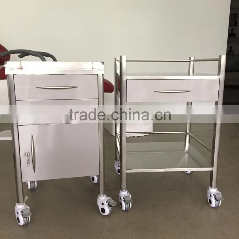 Movable dental clinic cabinet, dental trolley, hospital trolley