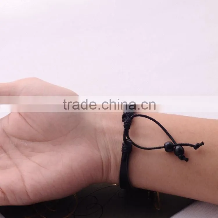 >>2016 hot sale Korean style bracelets men punk style vintage women multilayer handmade wave leather bracelets lover bracelets /