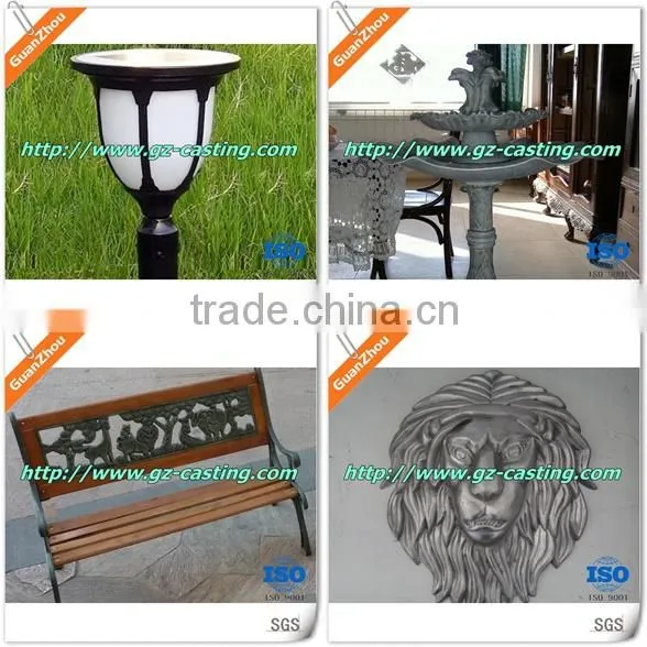 cast aluminum outdoor benches