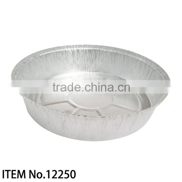 Disposable aluminum foil food container/fast food plate/BBQ tin tray in guangzhou