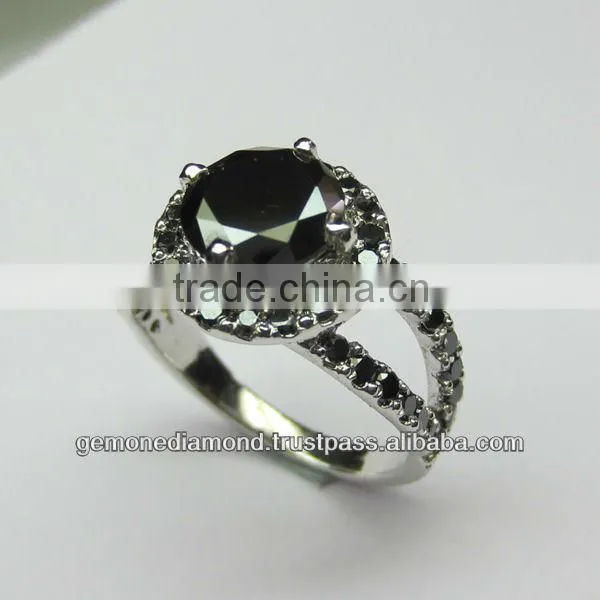 Black Moissanite Rings Wholesaler In India