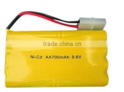 Ni-CD 9.6V AA Battery 700mAh bulk pack cell