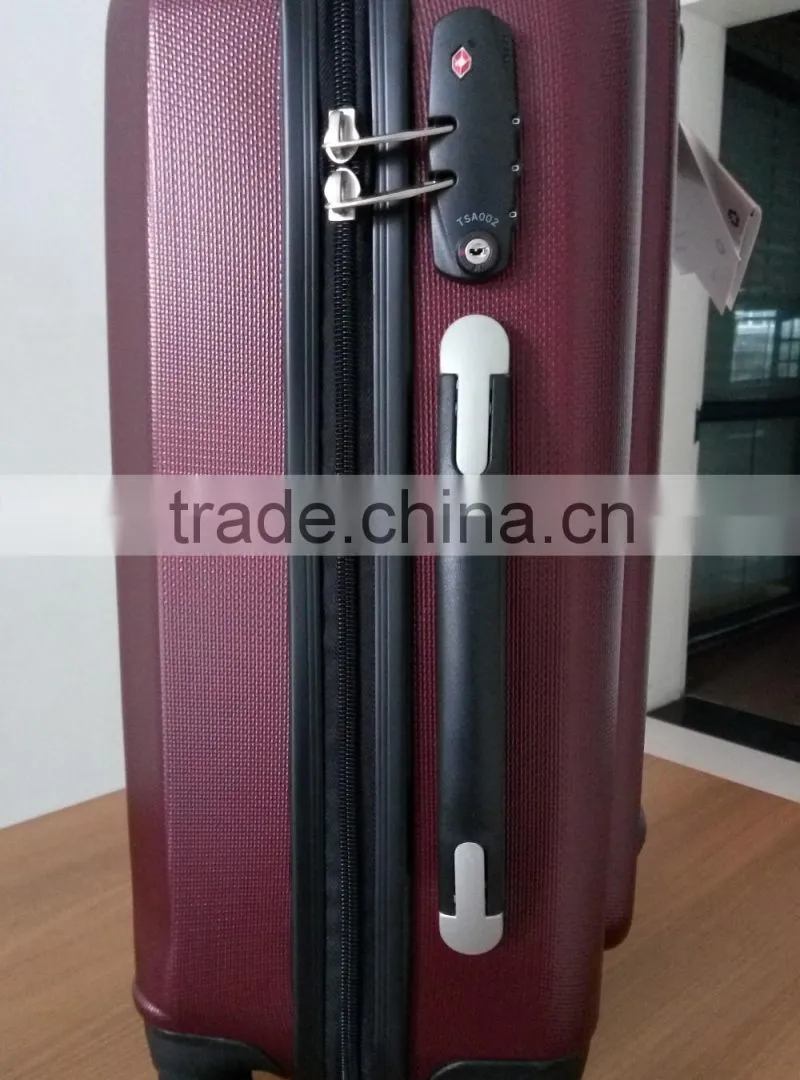 Vintage Hard ABS rotatable quality trolley luggae set