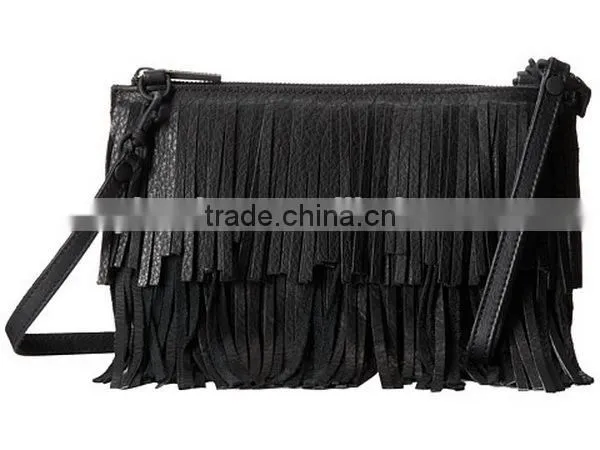 Fringe Tassel PU Leather Messenger Bag