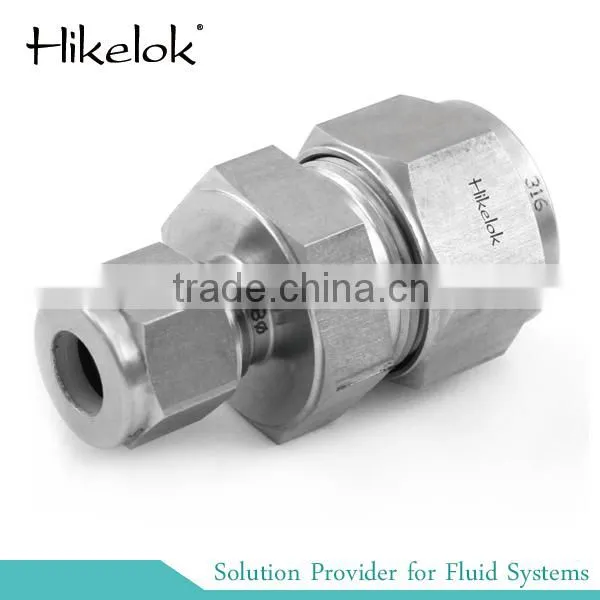 SS316 Gas Union Compression Fitting