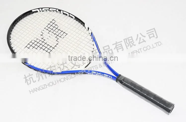 GX-511 blue good quality aluminium alloy tennis rackets with custom tennis racket grips/gifts trade
