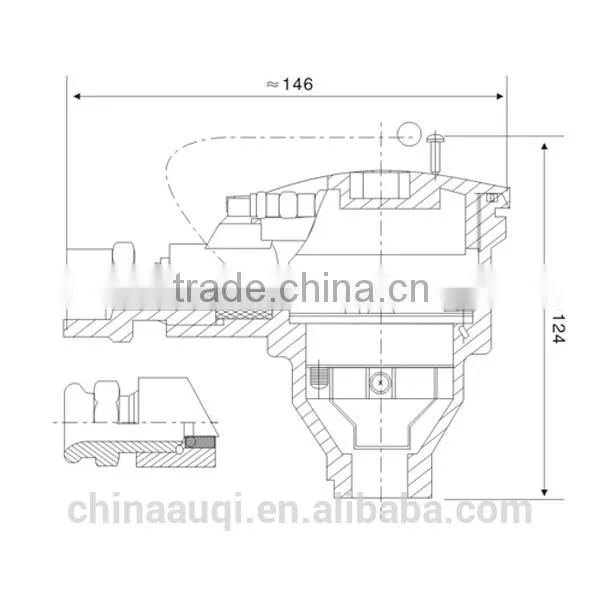 Anti-Explosion Aluminium Sensor Thermocouple Head