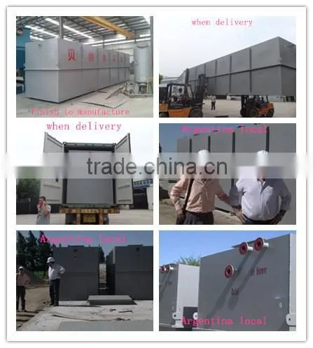 Underground Waste Water Treatment System for Industrial and Domestic