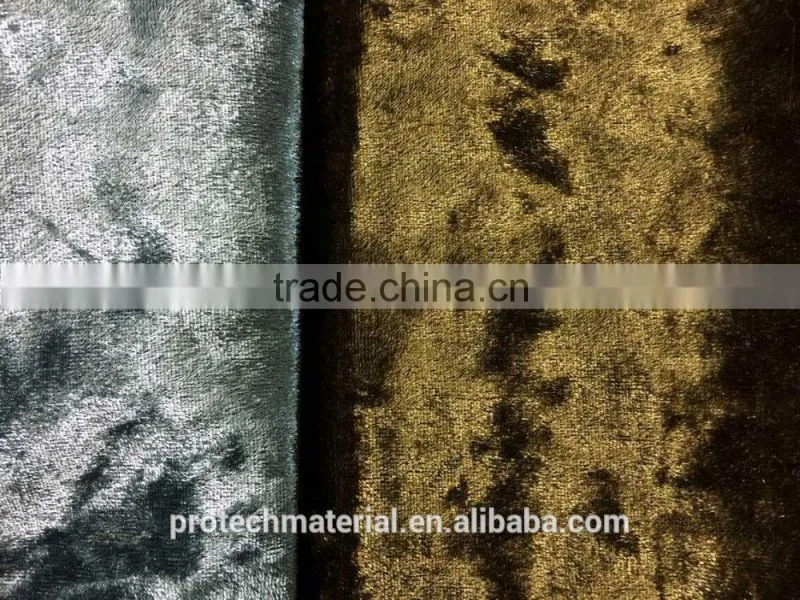 100% polyester sofa fabric ice velvet