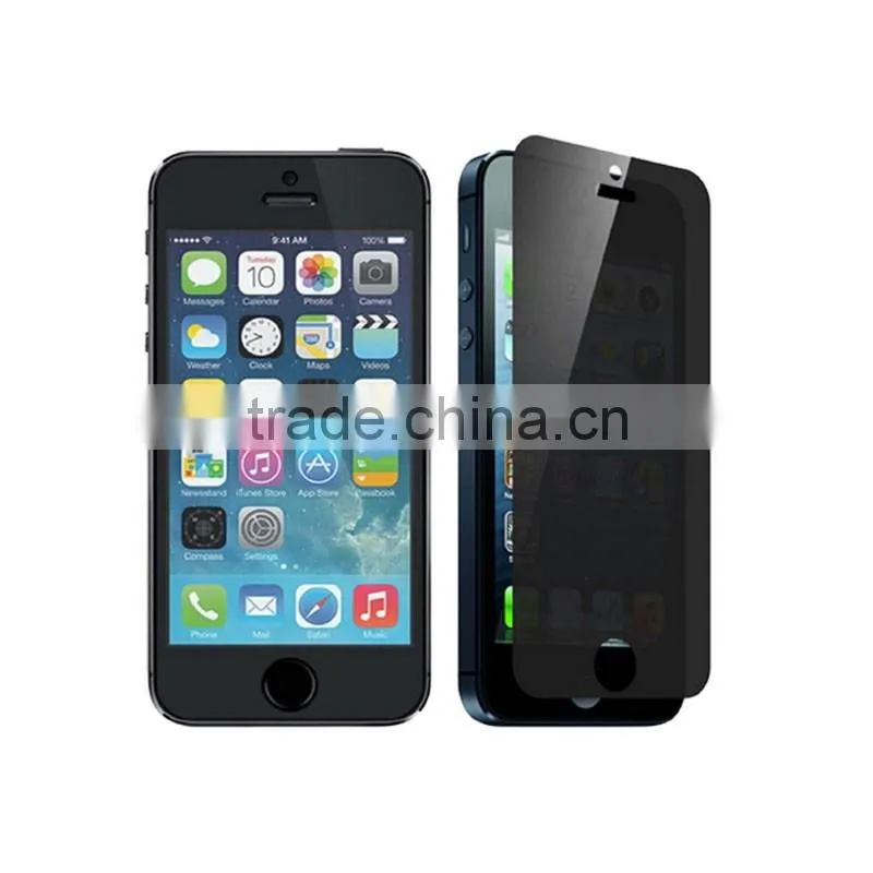 Factory price 0.33mm arc edge 2.5D tempered glass privacy screen protector for iphone 6 6s
