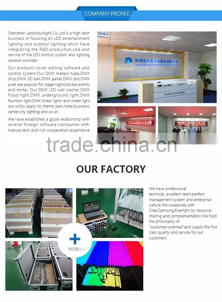 Color Change DMX Control 10W 300x300 LED DMX Dimmable RGB Panel Lights