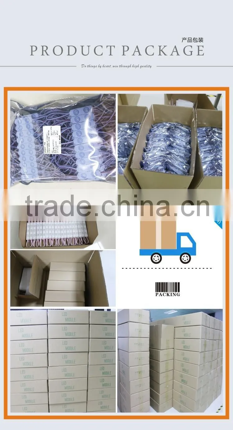 smd 3 led module 2835 ip67 waterproof led module12v injection mold technology plastic led injection module for channel letter