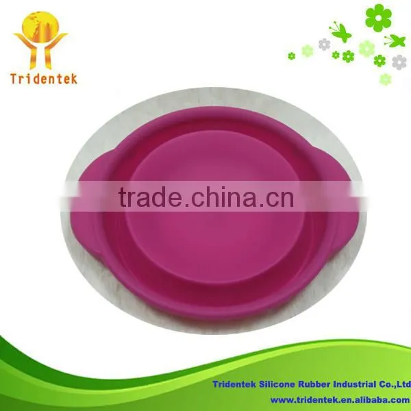 2015 Tableware Eco-friendly mixing bowls with lids silicone salad bowl