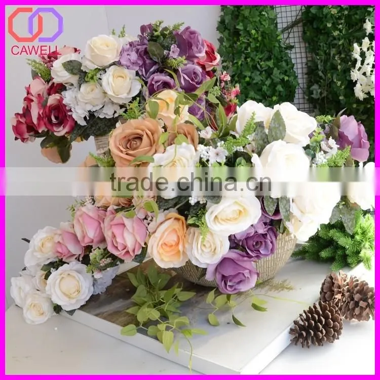 fake rose bushes,artificial wholesale cabbage rose