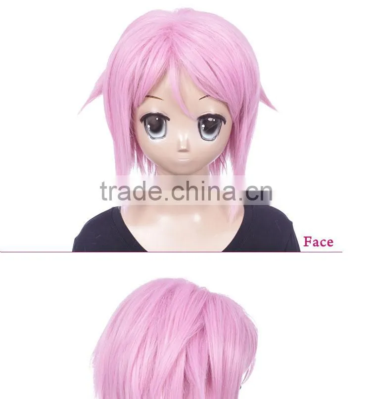 Factory price clip on ponytail cosplay hair wig