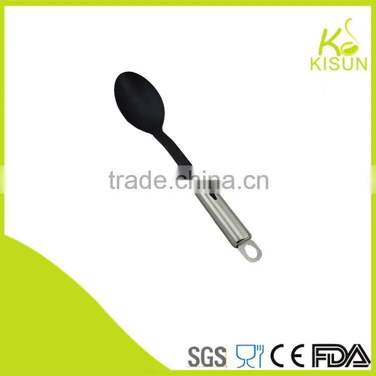Kitchen Tool nylon good Spoon with stainless steel handle