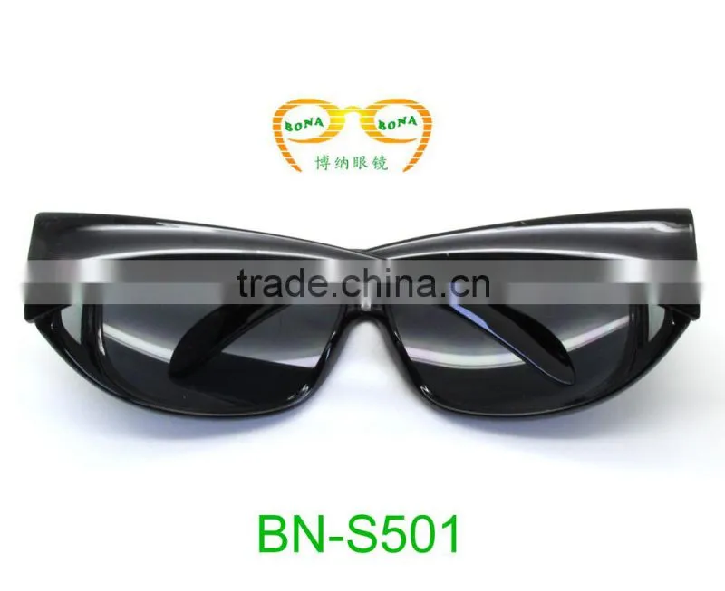 new design four lens custom black Polarized sport sunglass Night vision gogglesUV400