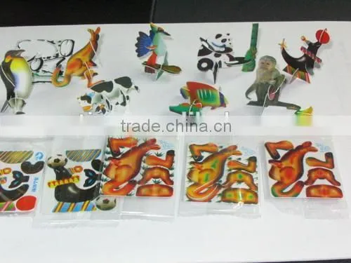 Small custom plastic 3d jigsaw puzzles